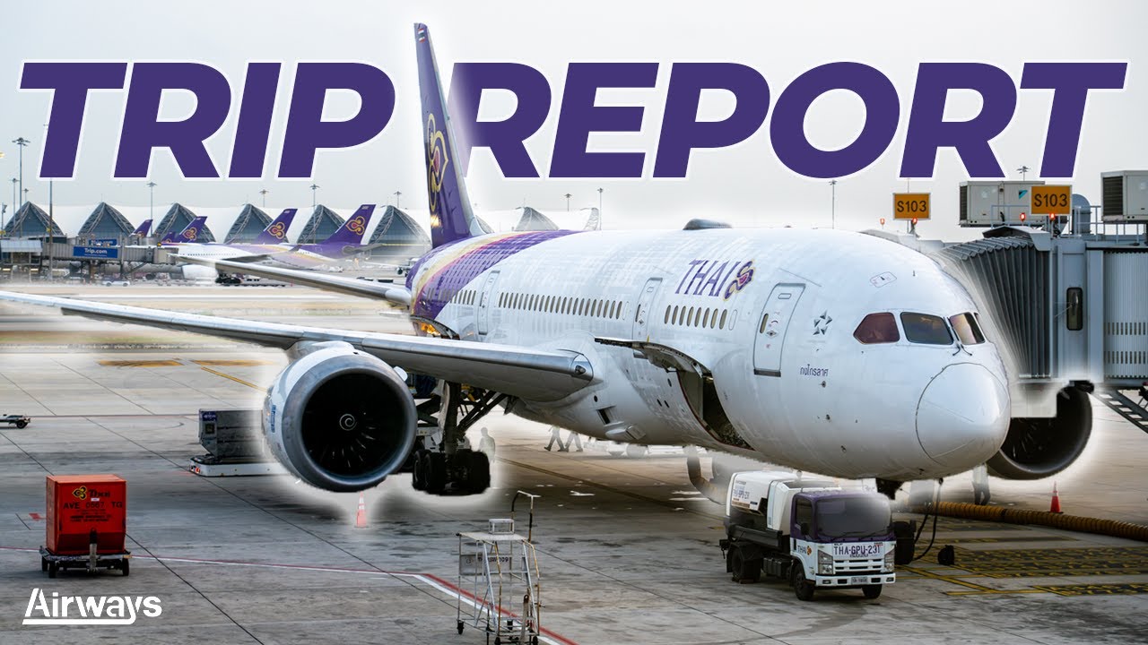 On Board Thai Airways Boeing 787-8 from Brussels to Bangkok in Economy Class