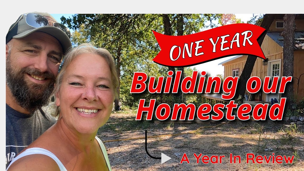 Building a DIY Homestead in One Year! Couple Builds Tiny House, Arkansas Homestead, Ozark, sawmill.