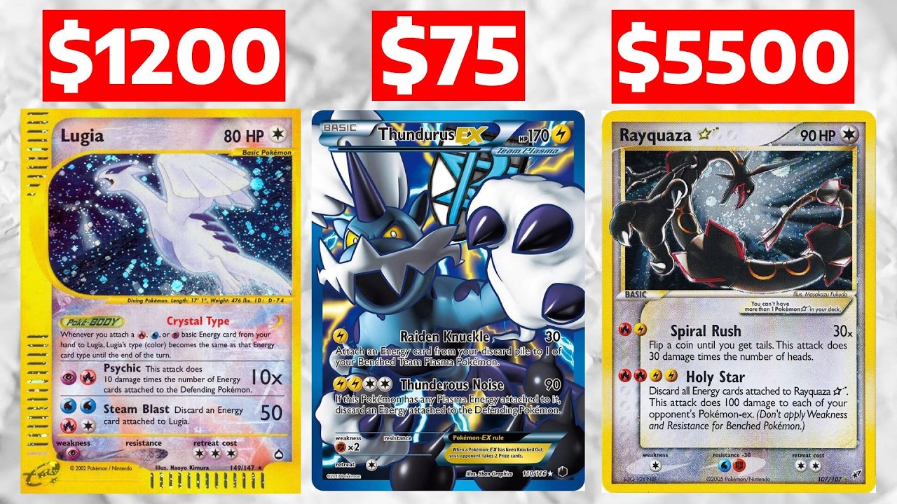 MOST EXPENSIVE Pokemon Card for EVERY Legendary