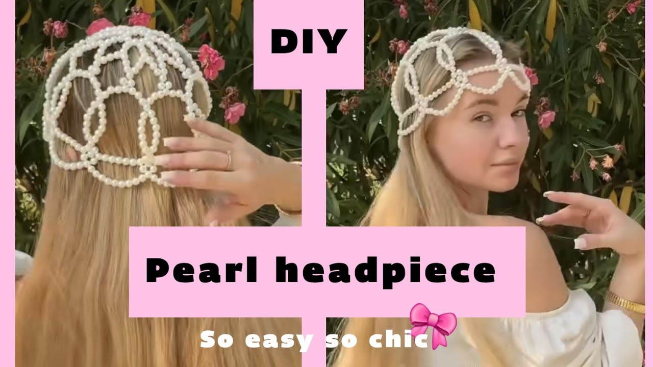 How to make pearl headband | DIY hair accessory idea