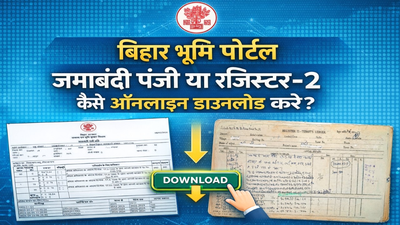 Jamabandi Panji /Register-2 Online Download Kaise Kare | Bihar Bhumi Portal | Jamabandi Panji Online