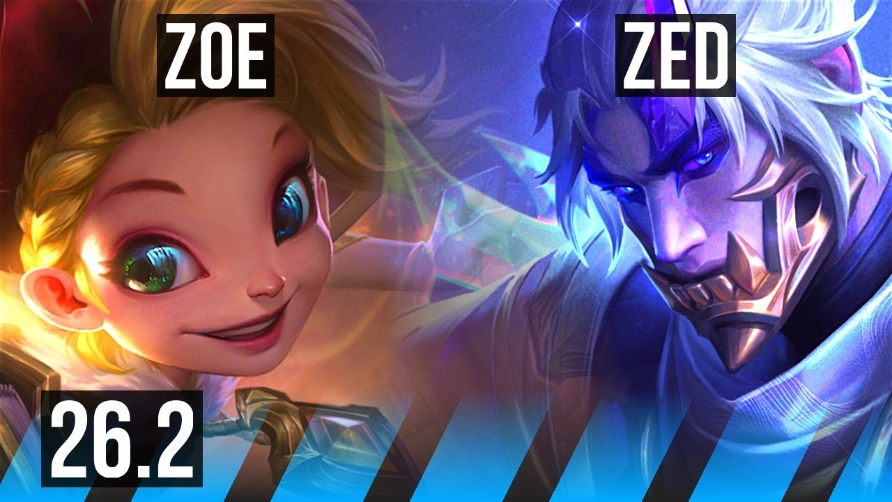 ZOE vs ZED (MID) | 74K damage, First Strike | BR Grandmaster | 26.2