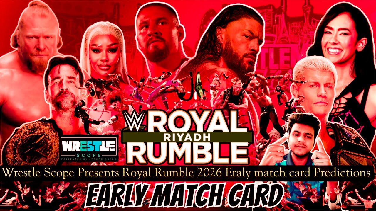 WWE Royal Rumble 2026 – Early Match Card & Update Predictions | Wrestle Scope