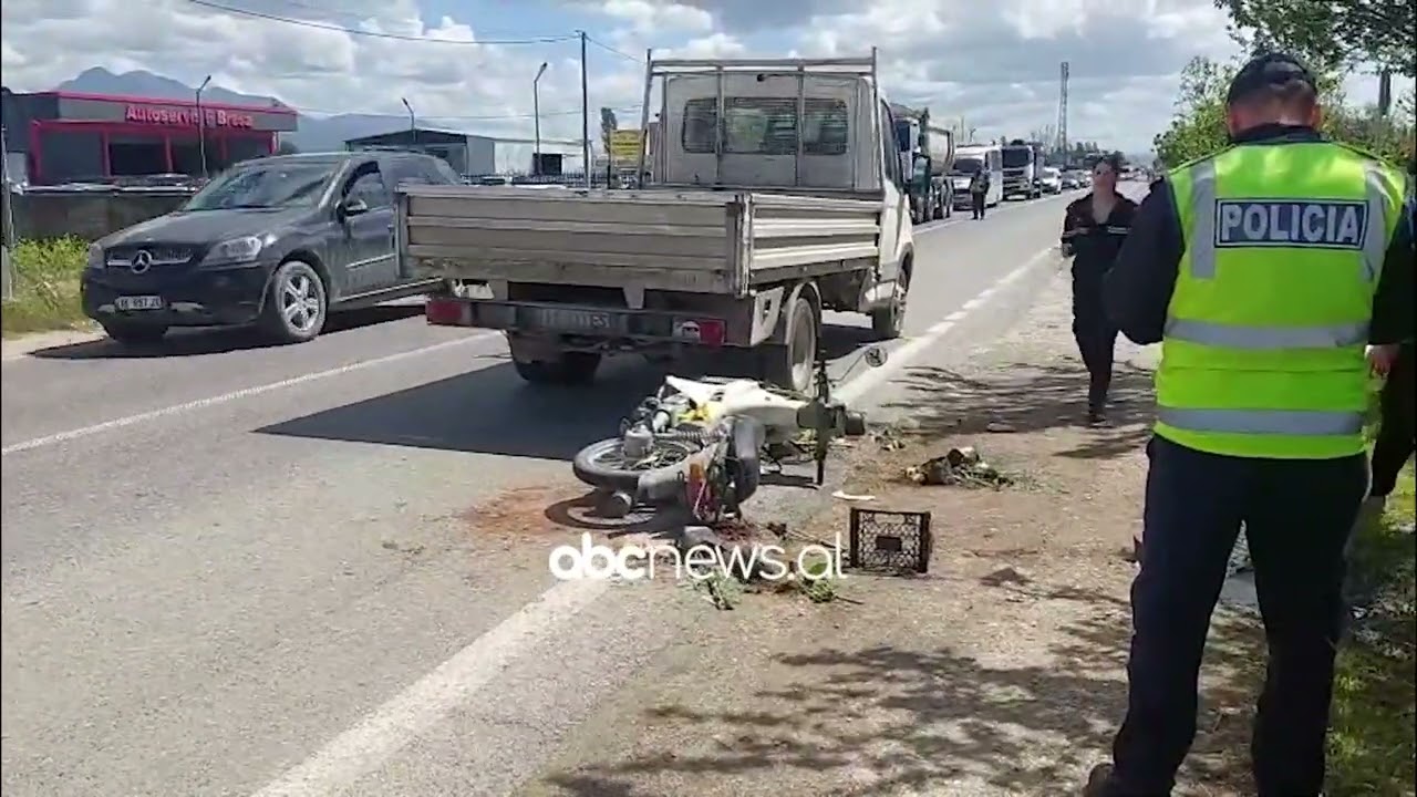 Motori përplaset me një kamionçinë, një i plagosur në Fushë Krujë | ABC News Albania