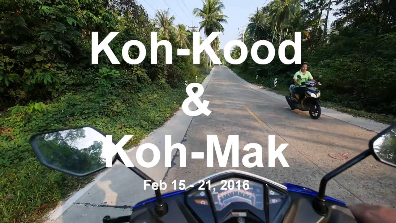 Koh-Kood and Koh-Mak on motorbike