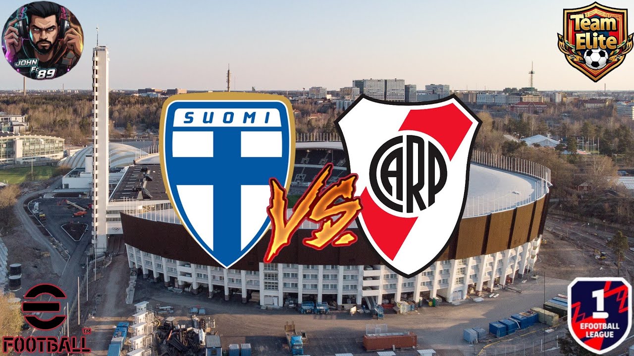 GOLEADA Finlandia 0 vs River Plate 4 (Con un Golazo) Liga eFootball 26 