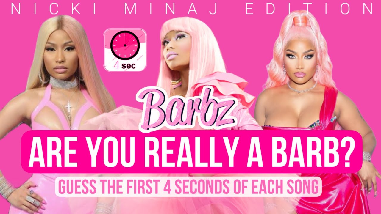 Выпуск, посвященный Ники Минаж: Угадайте первые 4 секунды каждой песни?