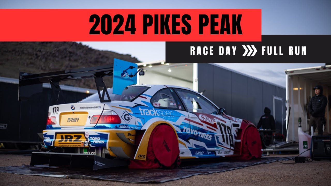2024 Pikes Peak Race Day Full Run | Tom Tang BMW M3 | 102nd PPIHC