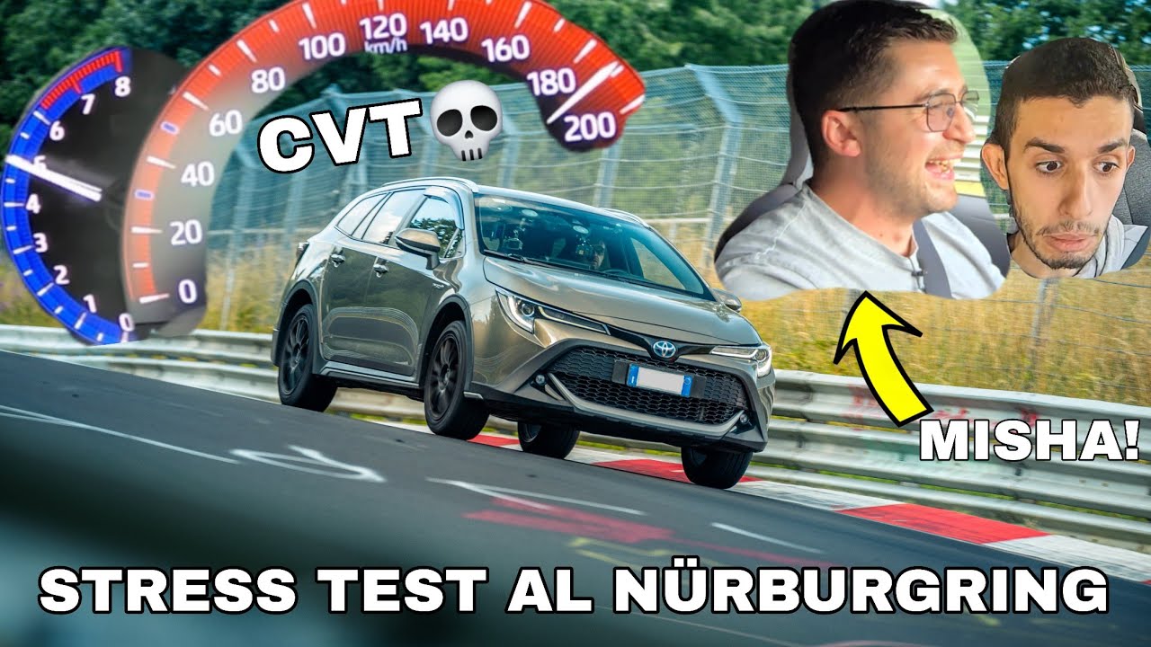 Misha Charoudin al LIMITE con la Corolla al Nürburgring