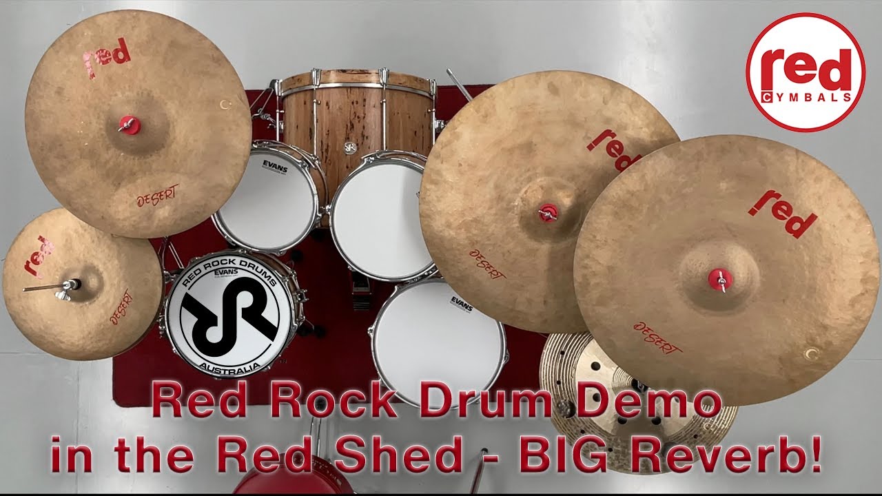 Red Rock Drums in the Red Cymbals warehouse - Huge Reverb!