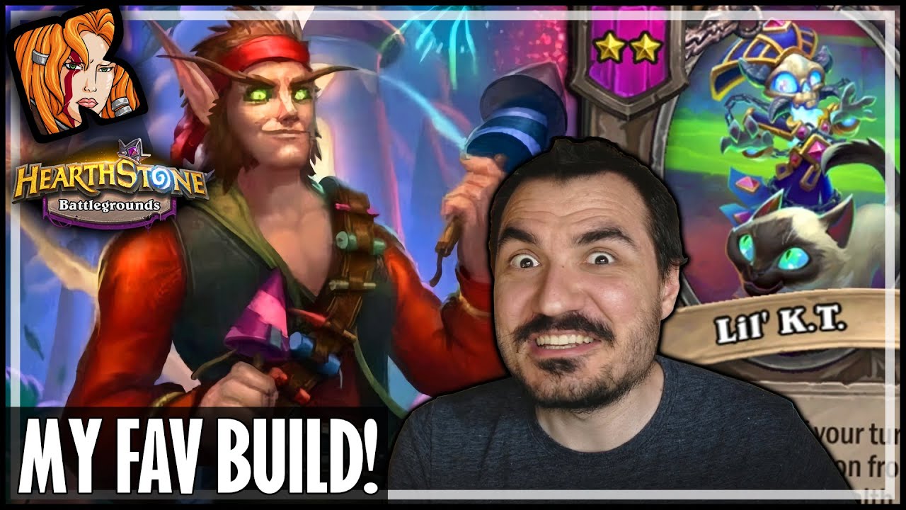 A REAL KRIPP BUILD! LIGHTFANG + FIREWORKS! - Hearthstone Battlegrounds