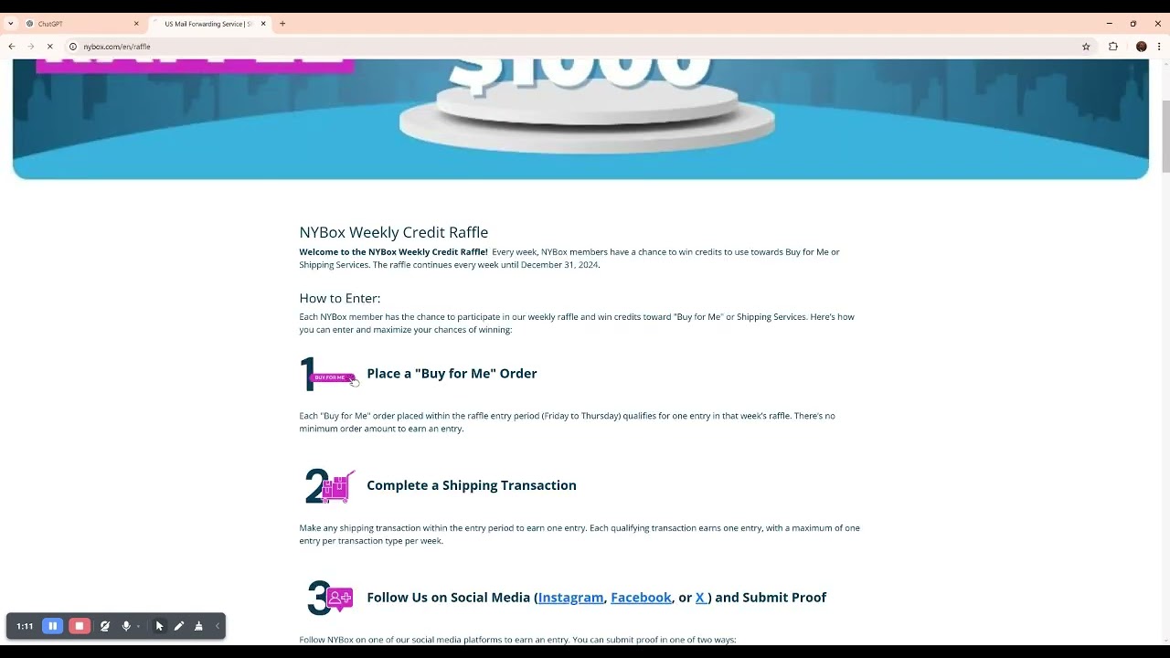 NYBox Weekly Raffle &ndash; First Week Winners Announcement! 🎉