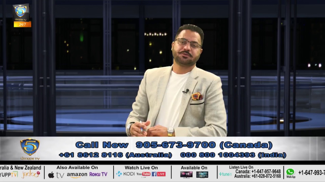 (LIVE)#353 Live Show Aajnama || Baltej Pannu || 5aab Tv
