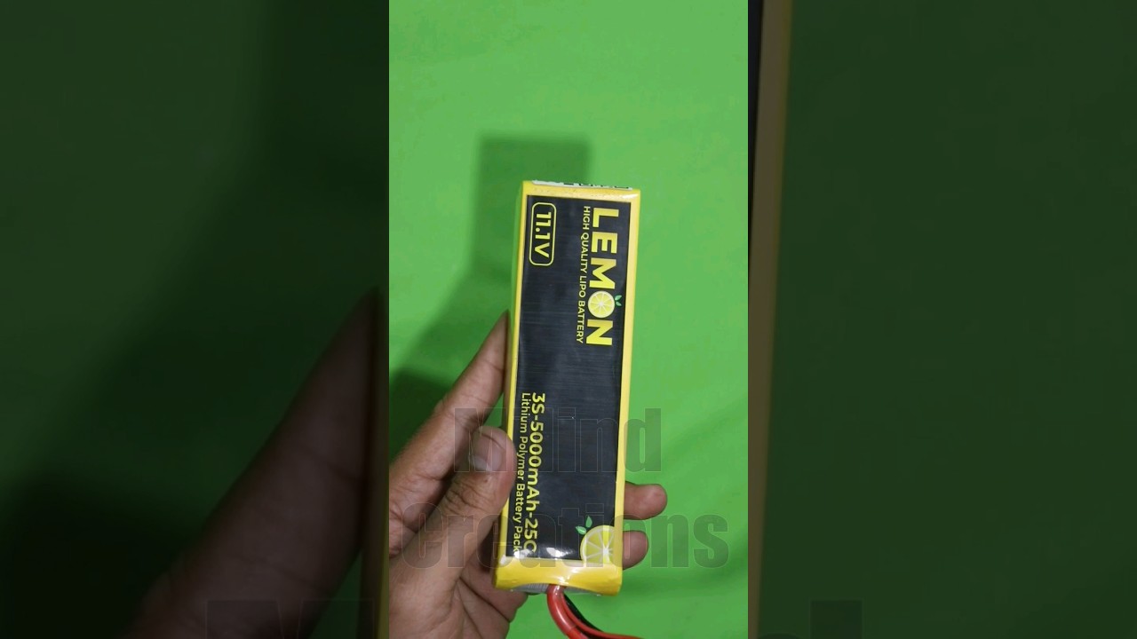 3S lipo 5000mah Review. Lemon Premium Li-PO battery. robu.in #shorts #amazingproject