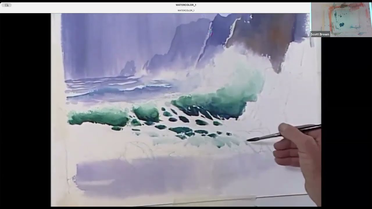 Watercolor Wednesday morning
