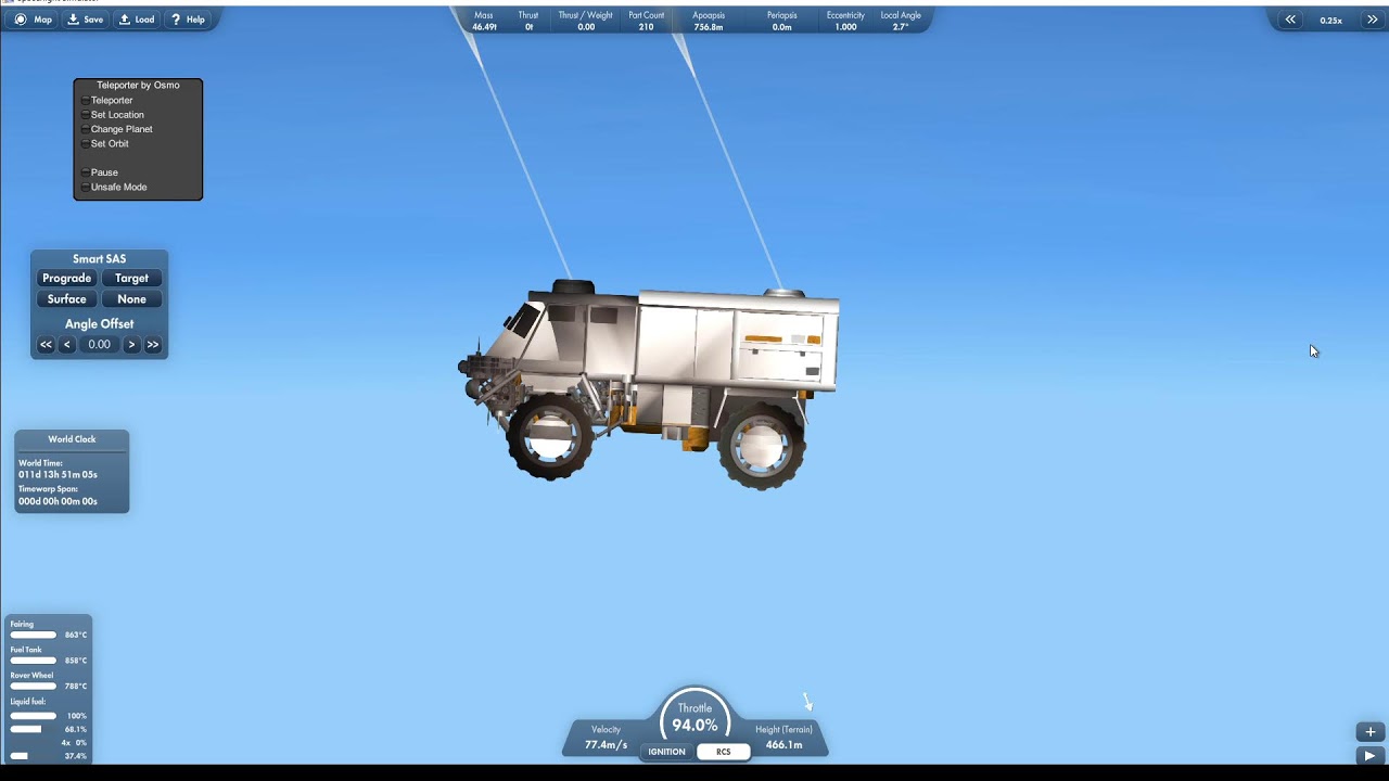 LIVE: Let's Build a Rover in Spaceflight Simulator #2