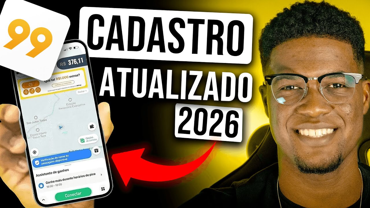 Como se CADASTRAR na 99 Motorista, 99Moto, 99Entrega Moto Passo a Passo (2026)