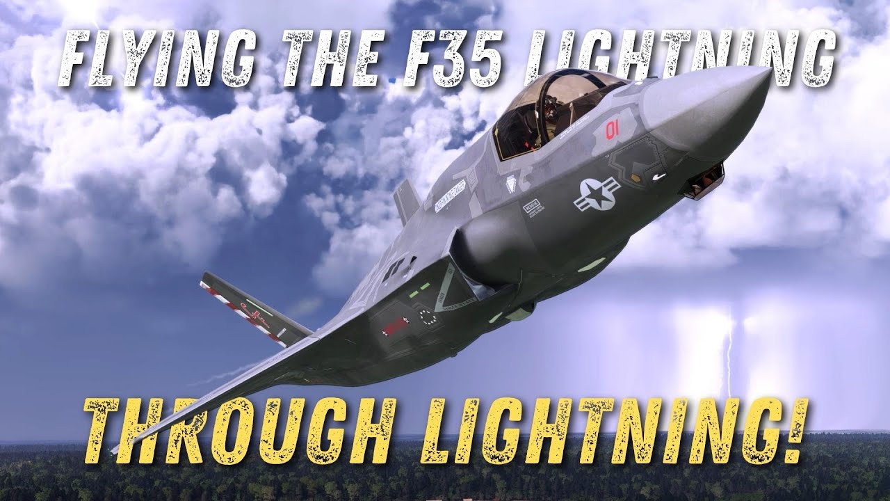 F35 vs LIGHTNING! ⚡ Low Vis Training Mission | F35B by Indiafoxtecho (MSFS)