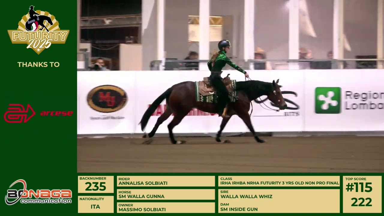 Futurity 2025 - ANNALISA SOLBIATI & SM WALLA GUNNA score 217