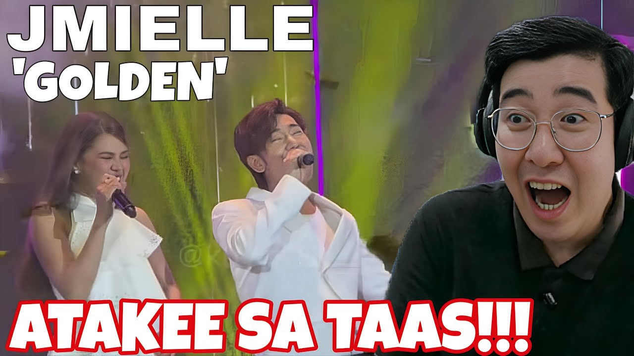 GOLDEN LIVE PERFORMANCE OF JMIELLE | AMAZING PERFORMANCE| REACTION