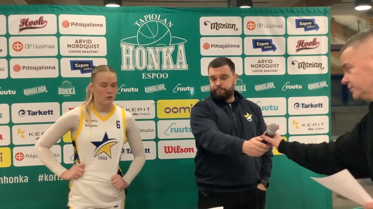 Naisten Korisliiga pressi: Honka- Topo 13.1.2026