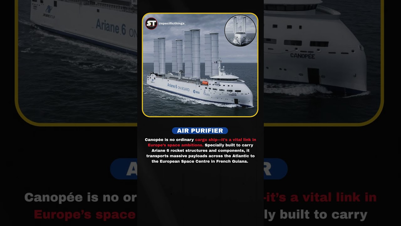 Canopée: The Ship That Delivers Europe’s Rockets to Space . 