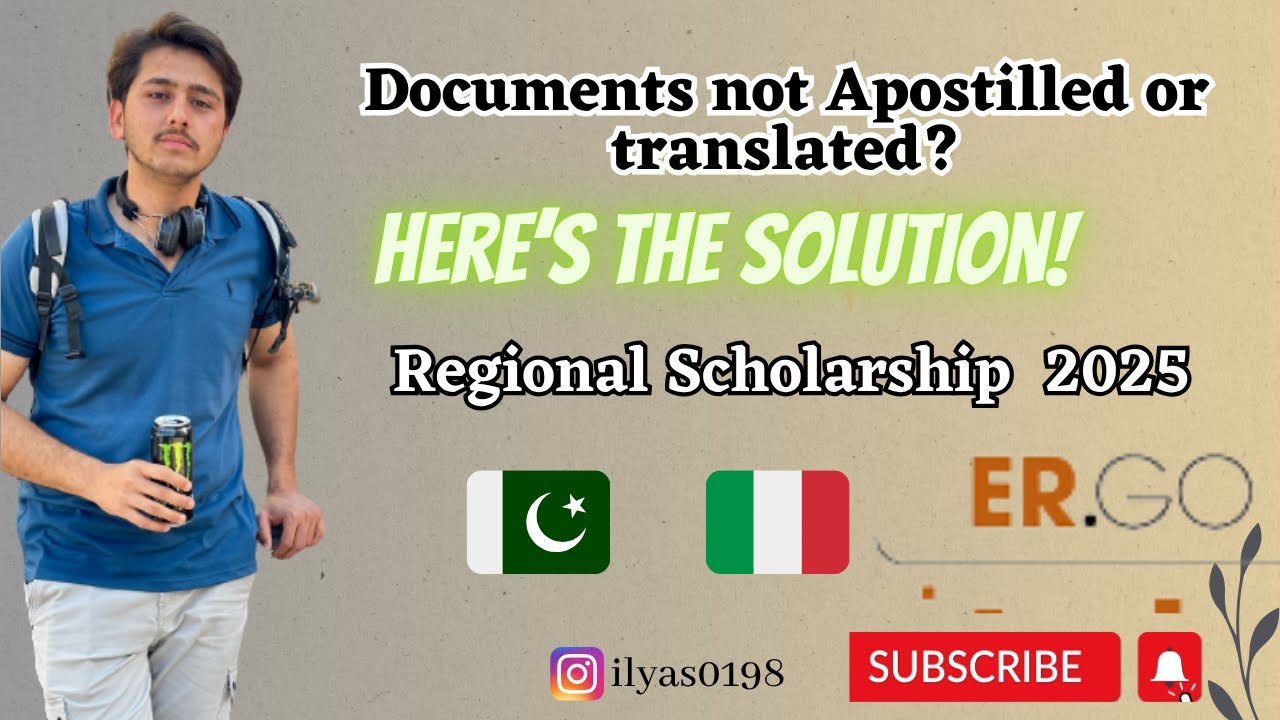 Documents legalisation for Ergo scholarship | Apostile | Translation | explained @Elyas Nagri