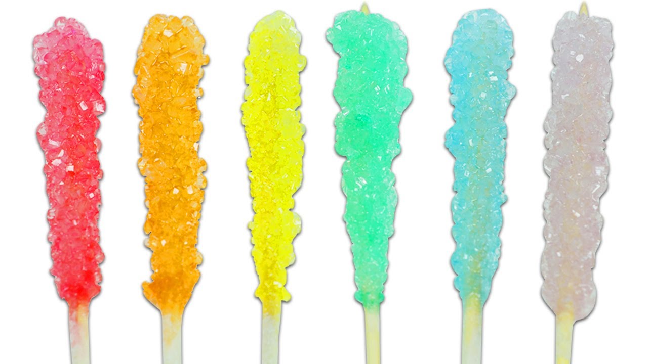 How to Make Delicious Rainbow Rock Candy!