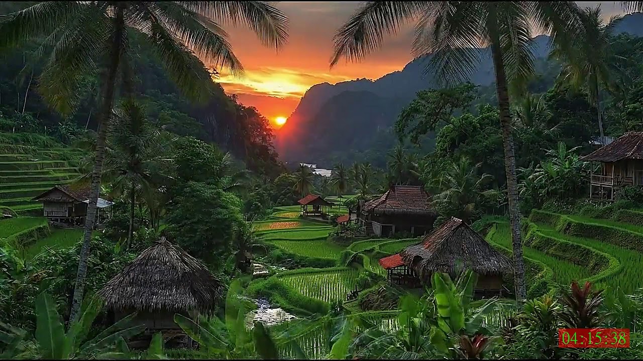 No Ads 4K HDR Healing River Stream Nature Sounds for Calm Rest