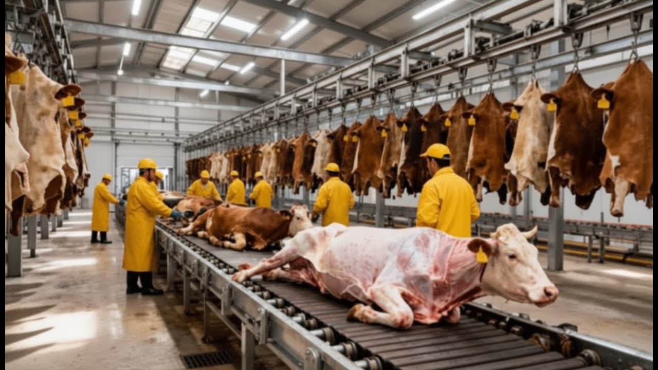 Inside the Cow-Leather Factory: From Raw Hide to Premium Leather Fashion (Full Process)