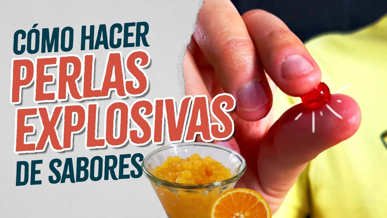 RECETA de Perlas Explosivas de sabores | Popping Boba Casero