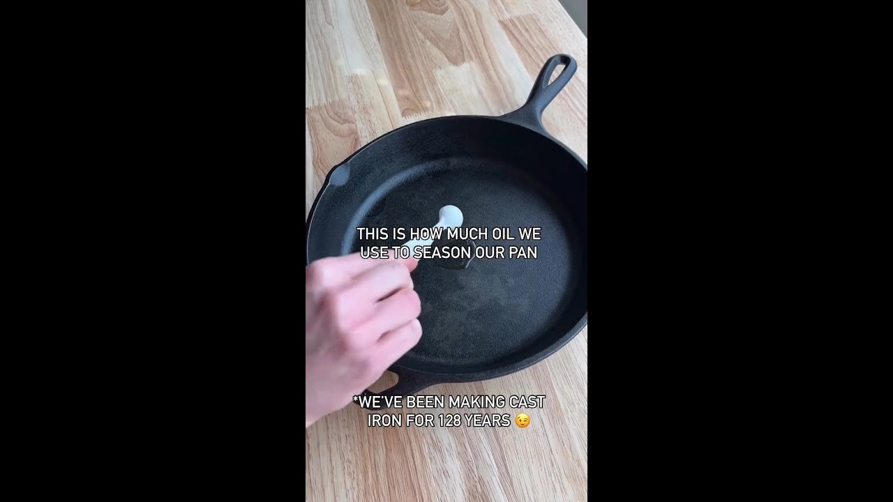 This is How We Season Our Pans
