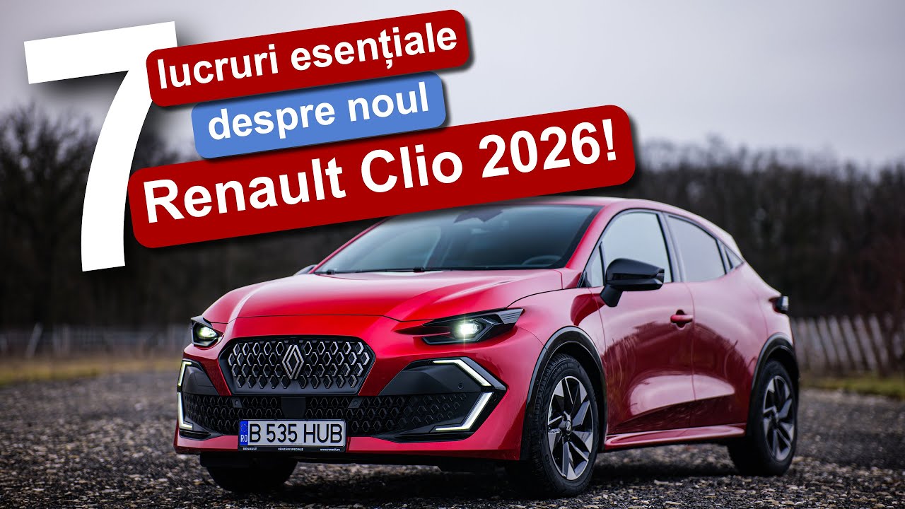 Renault Clio 2026: tot ce trebuie să știi!