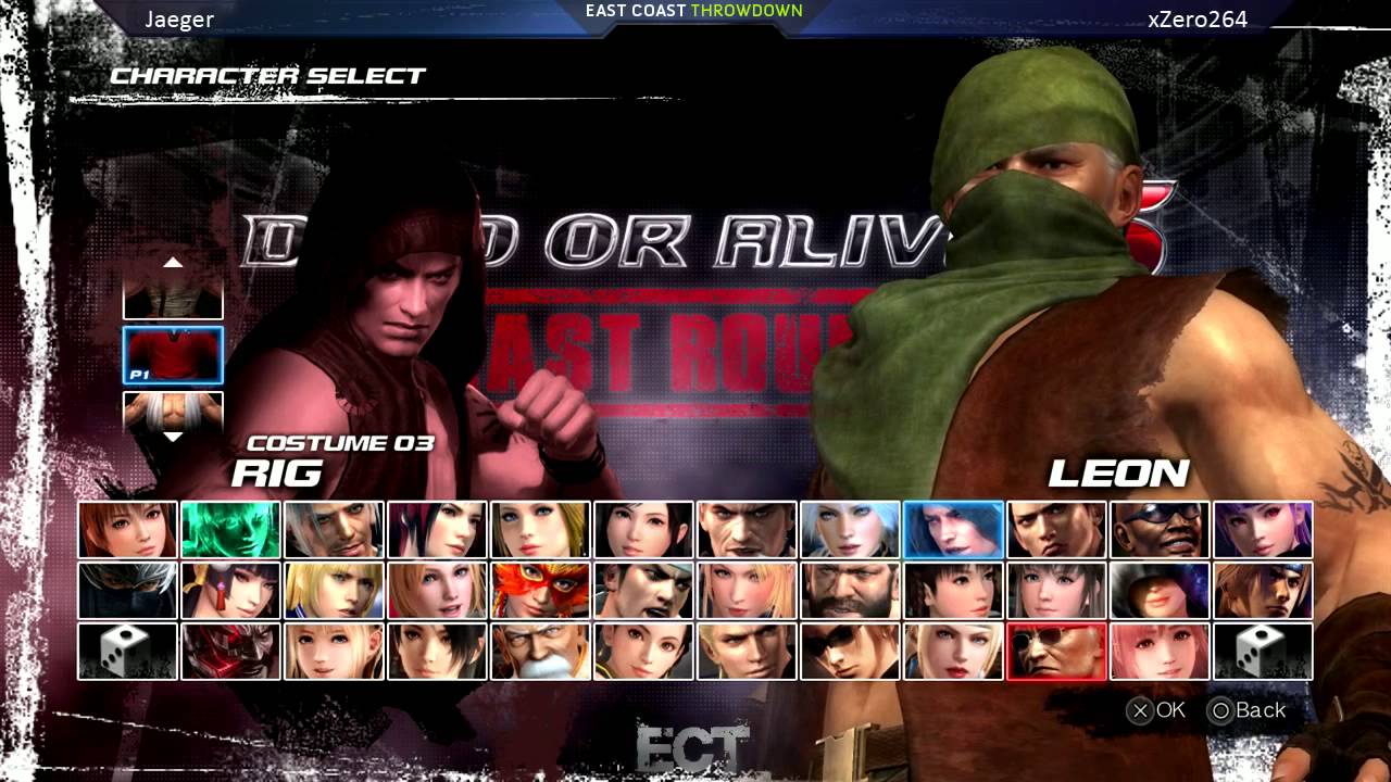 Dead or Alive 5 Last Round @ ECT 2015 - Top 8 [720p/60fps]