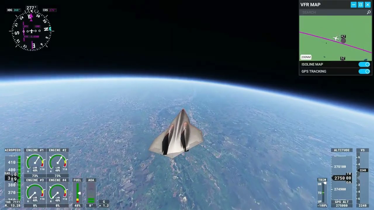 MSFS 2020 Darkstar from Beijing to Milan (9070XT) X8
