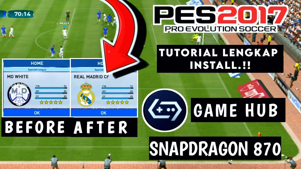 Cara Install PES 2017 di Emulator Game Hub Android (Full Tutorial Mudah)