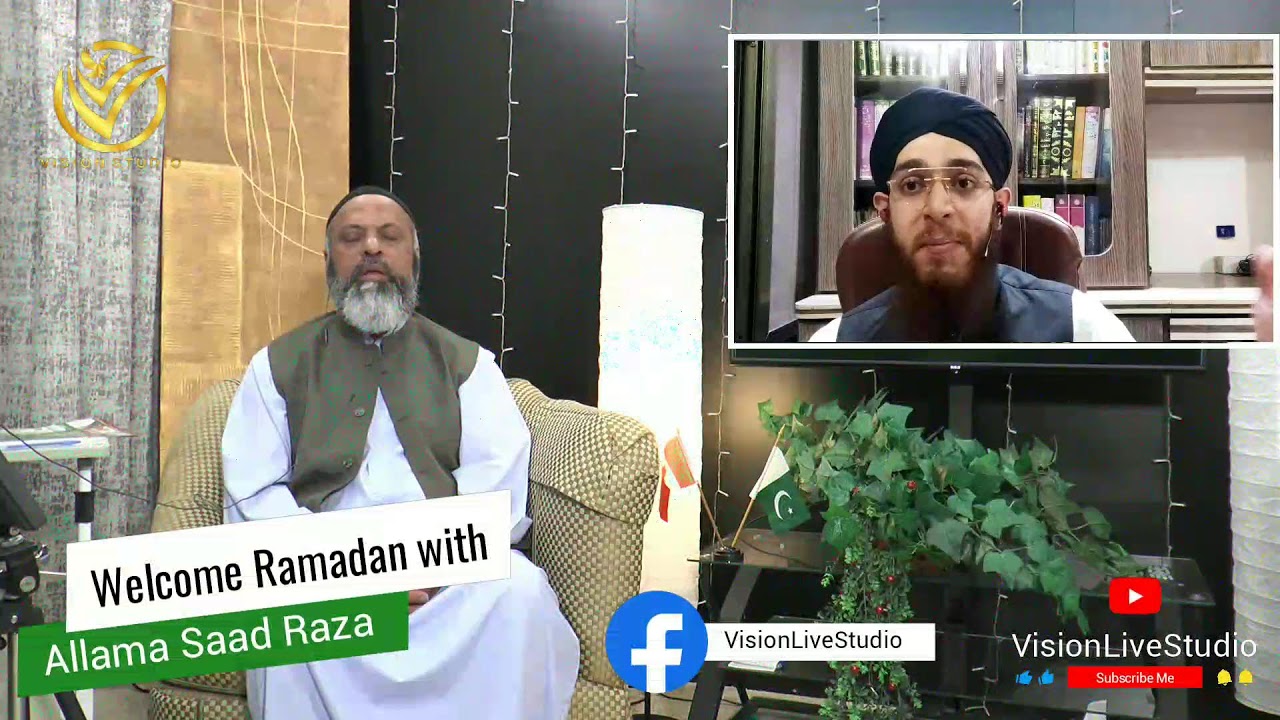Welcome Ramadan with Islamic Scholar Allama Saad Raza from Karachi Pakistan