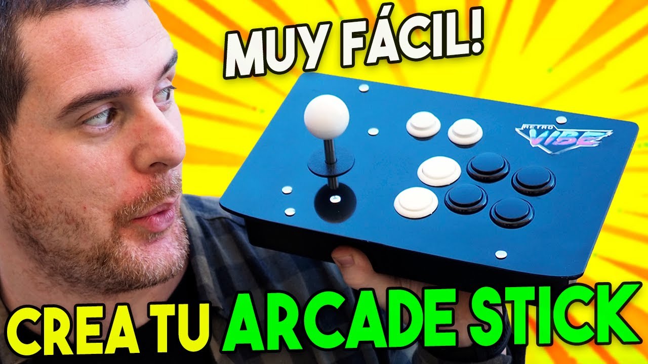 Crea Tu ARCADE STICK en 15 Minutos !!! Tutorial MUY FÁCIL y BARATO !!! + SORTEO 🕹!!!