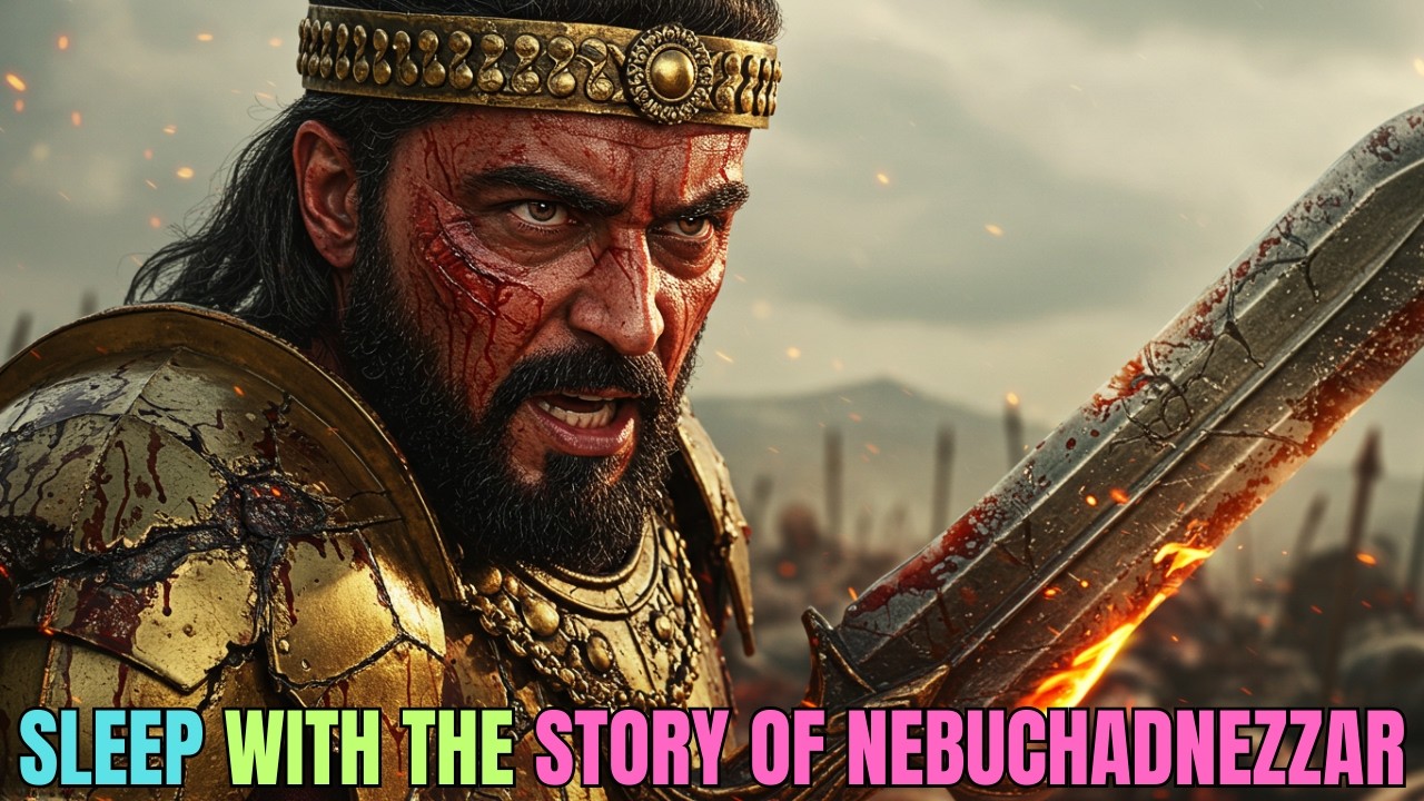THE COMPLETE STORY OF NEBUCHADNEZZAR: THE KING WHO RULED THE WORLD – With Rain Sounds to Sleep