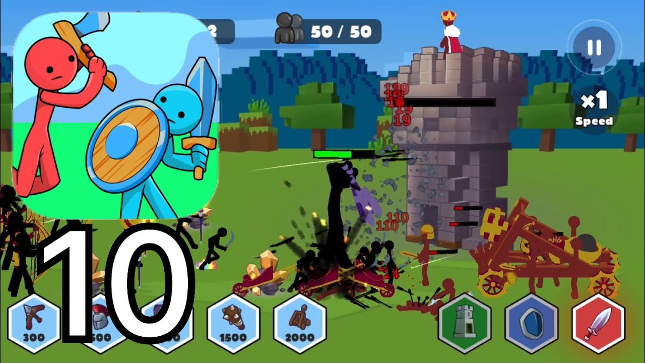 Stick man Clan : Gameplay Walkthrough Part 10 (IOS,Android)