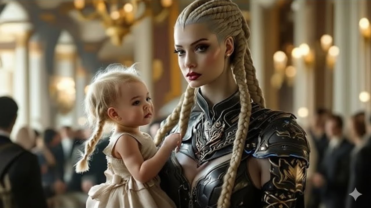 „Mama… das ist er“, flüsterte die winzige Alienprinzessin – und der ganze Palast verfiel.....