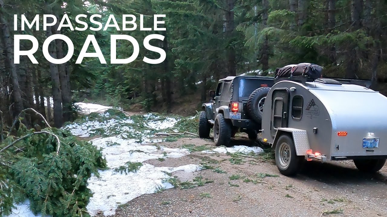 Dispersed Teardrop Camping - We Had Some Issues This Trip