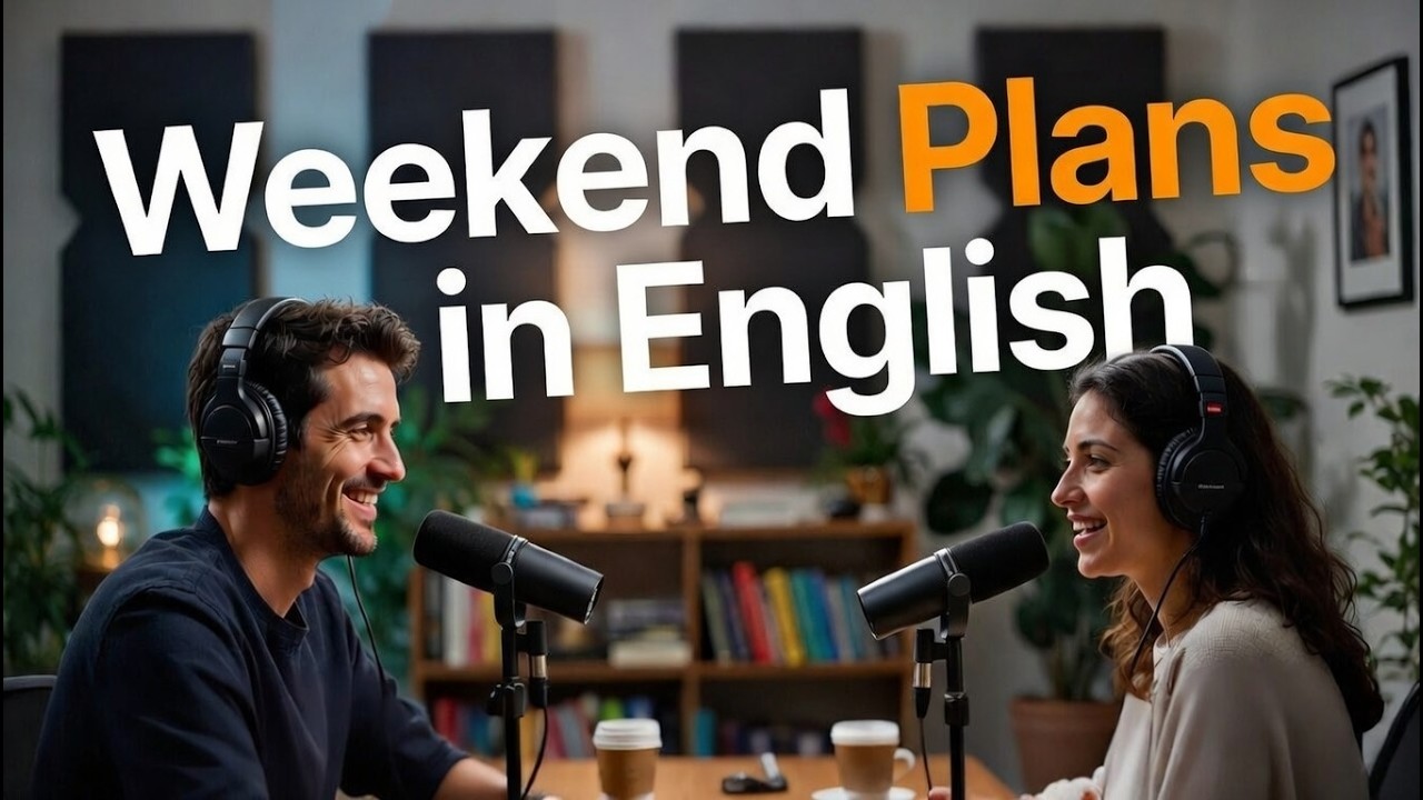 Weekend Plans Conversation in English | Slow & Natural English Podcast #shorts #podcast #english