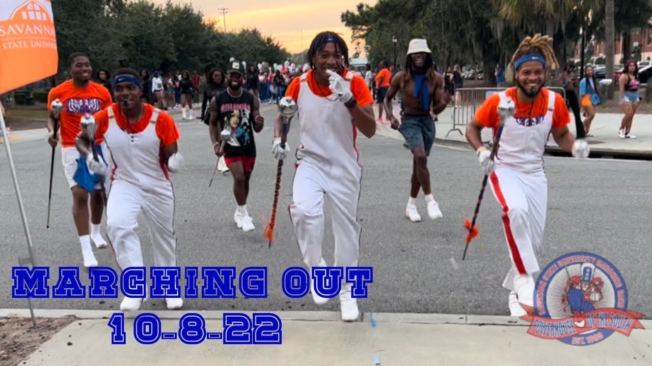 Marching Out- Savannah State University Marching Band 2022- Powerhouse of the South