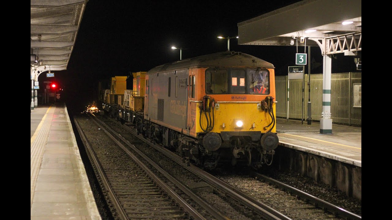 Locomotive Hauled Trains Around Barnham   January & February 2025