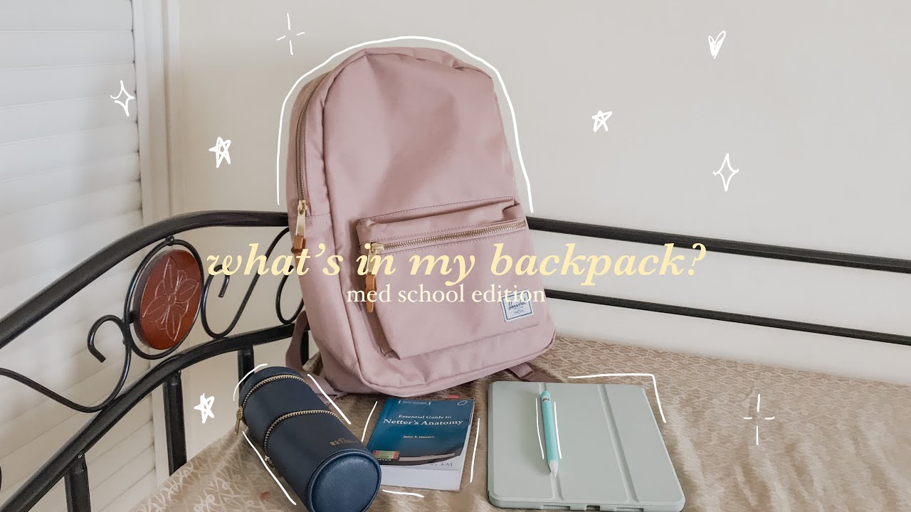 🎒WHAT'S IN MY MED SCHOOL BAG | med school vlog