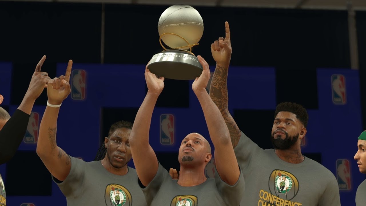NBA 2K17 My Career - LeBron Gets Swept! Rim Protector Unlocked! CFG4! PS4 Pro 4K