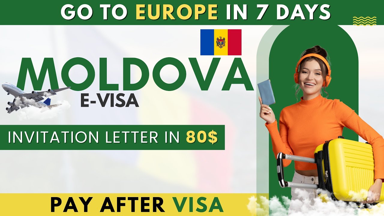 Moldova e-Visa || Invitation Letter in 80 || PAY AFTER VISA