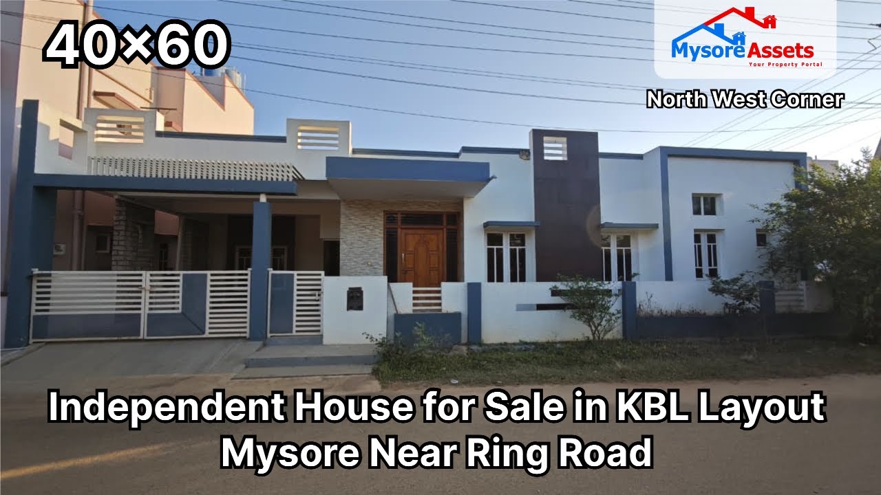 40x60 Independent House for Sale in KBL Layout  Near Ring Road