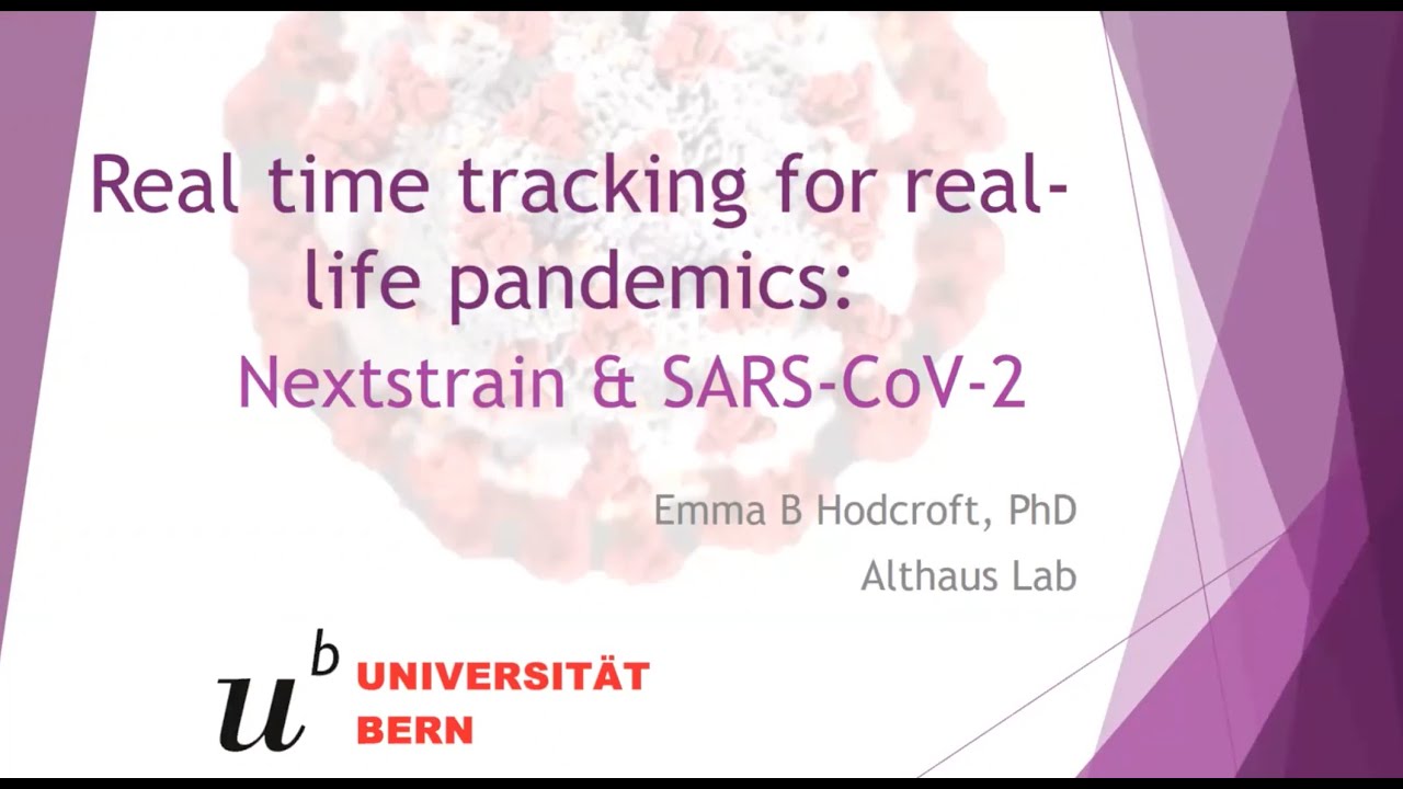 Real-Time Tracking for Real-Life Pandemics: Nextstrain and SARS-CoV-2 | Emma Hodcroft (UoE)